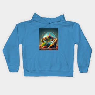 Abstract Desert Landscape Kids Hoodie